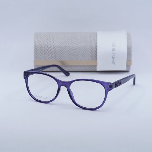 Final Price! Jimmy Choo JC241 0B3V 00 Violet Eyeglasses 52mm main image 7